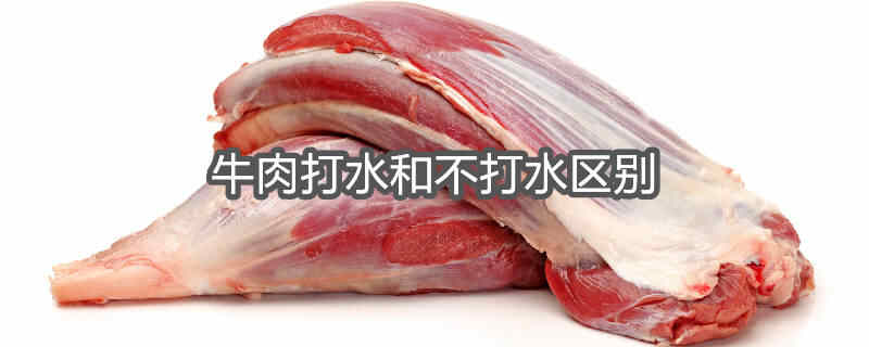 牛肉打水和不打水区别