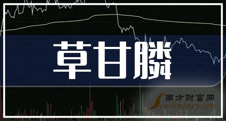 草甘膦相关公司十强(11月3日市盈率企业排行榜)