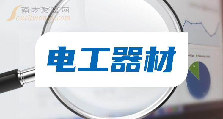 电工器材板块股票市盈率前15强有哪些？（2023年11月8日）